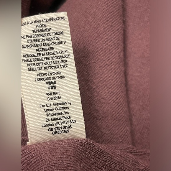 FREE PEOPLE Asymmetrical Neck Dolman Long Sleeve Sweater XS - Picture 8 of 8